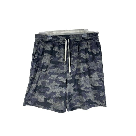 Feat Clothing Mens Performance Jogger Shorts XXL Camo Black Gray - Picture 1 of 6